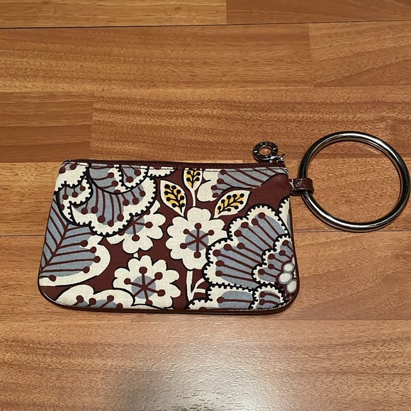 Vera Bradley Slate Blooms bangle wristlet - Picture 2 of 6